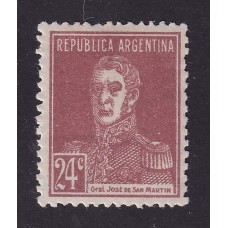 ARGENTINA 1924 GJ 603 ESTAMPILLA NUEVA CON GOMA U$ 4.8